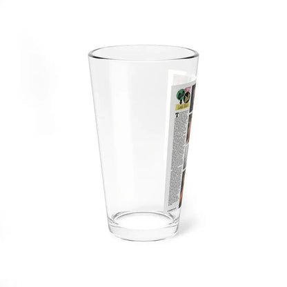 Linda Blair #301 - Celebrity Sleuth Mag. - 1 Page 7 Photos with, article (Vintage Female Icon) Pint Glass 16oz - Go Mug Yourself