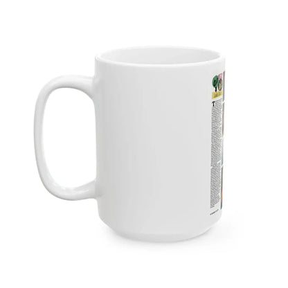 Linda Blair #301 - Celebrity Sleuth Mag. - 1 Page 7 Photos with, article (Vintage Female Icon) White Coffee Mug - Go Mug Yourself
