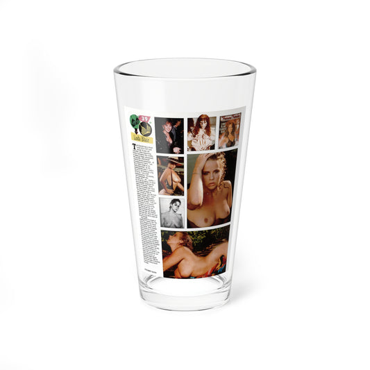 Linda Blair #301 - Celebrity Sleuth Mag. - 1 Page 7 Photos with, article (Vintage Female Icon) Pint Glass 16oz-16oz-Go Mug Yourself