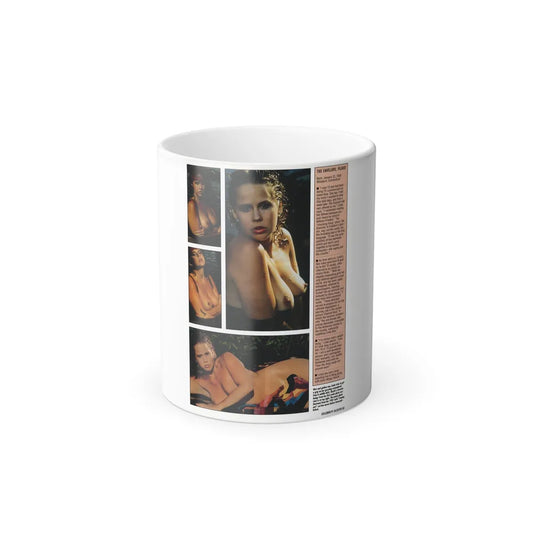 Linda Blair #302 - Celebrity Sleuth Mag. - 1 Page 4 Photos with, article (Vintage Female Icons) Color Changing Mug 11oz-11oz-Go Mug Yourself