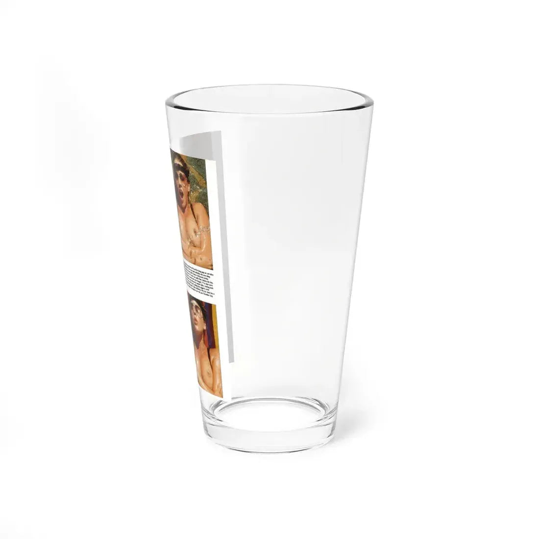 Linda Blair #303 - Celebrity Sleuth Mag. - 1 Page 4 Photos with, bold short article (Vintage Female Icon) Pint Glass 16oz - Go Mug Yourself