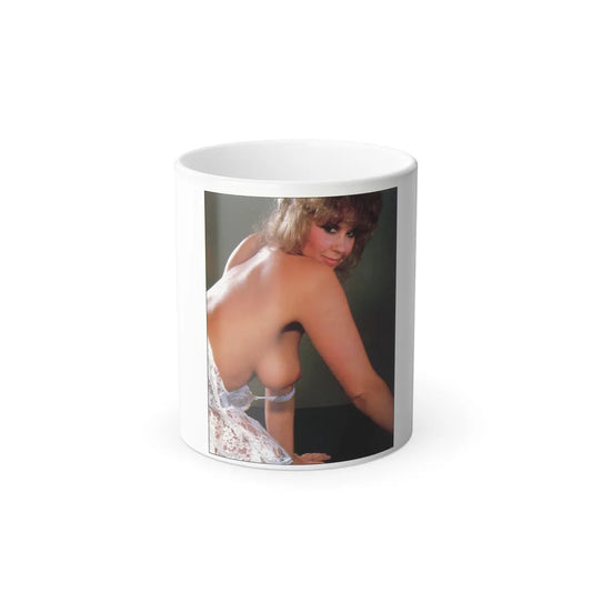 Linda Blair #304 - Celebrity Sleuth Mag. - 1 Page 1 Small Photo (Vintage Female Icons) Color Changing Mug 11oz-11oz-Go Mug Yourself