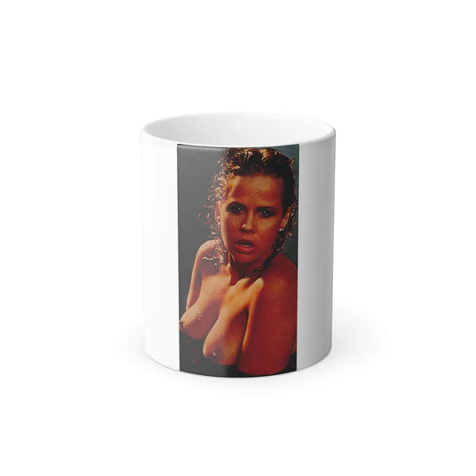 Linda Blair #306 - Small Color Magazine Clipping Photo (Vintage Female Icons) Color Changing Mug 11oz-11oz-Go Mug Yourself