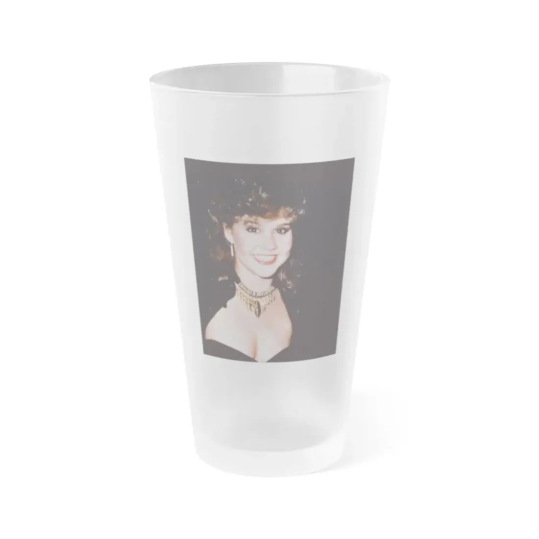 Linda Blair #310 (Vintage Female Icon) Frosted Pint Glass 16oz 16oz Frosted - Go Mug Yourself