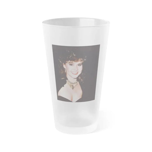 Linda Blair #310 (Vintage Female Icon) Frosted Pint Glass 16oz 16oz Frosted - Go Mug Yourself