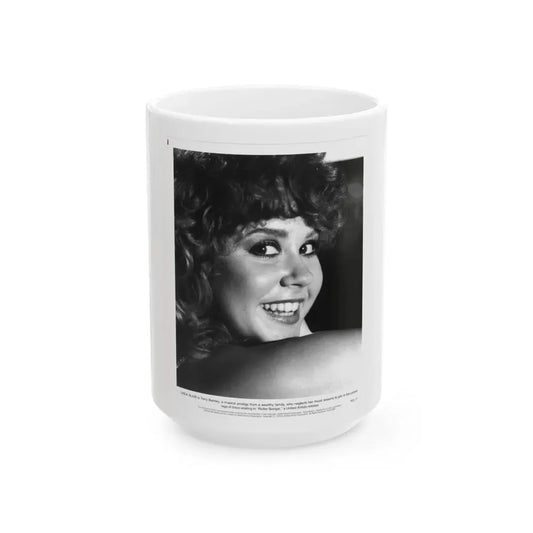 Linda Blair #311 (Vintage Female Icon) White Coffee Mug 15oz - Go Mug Yourself