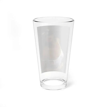 Linda Blair #313 - 1 Page, 1 Photo see through wet top from OUI Mag. October '82 (Vintage Female Icon) Pint Glass 16oz - Go Mug Yourself