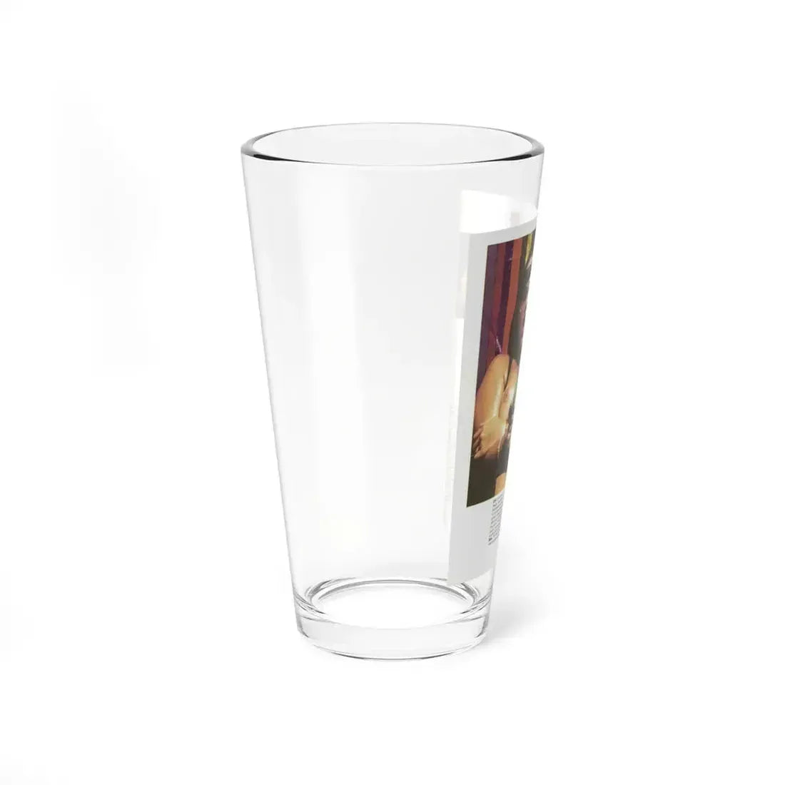 Linda Blair #318 - 1 Page, 1 Photo topless with squirt gun from OUI Mag. October '82 1 (Vintage Female Icon) Pint Glass 16oz - Go Mug Yourself
