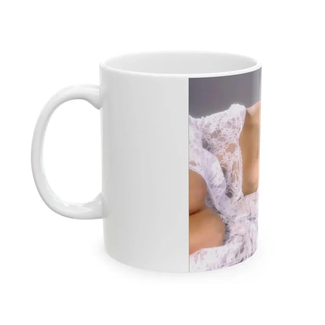 Linda Blair #32 (Vintage Female Icon) White Coffee Mug - Go Mug Yourself