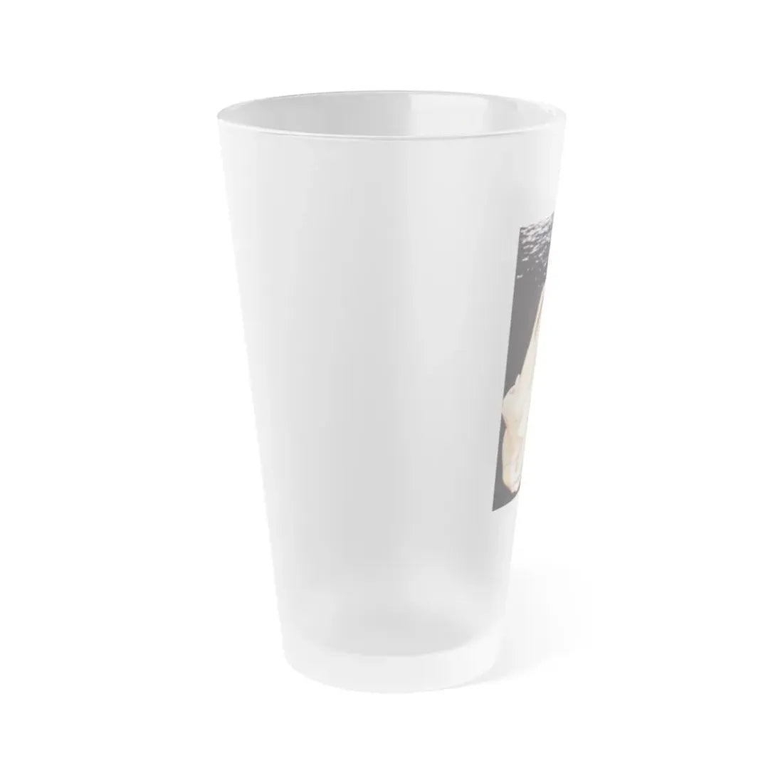 Linda Blair #321 - 1 Page, 1 Photo topless from OUI Mag. October '82 (Vintage Female Icon) Frosted Pint Glass 16oz - Go Mug Yourself