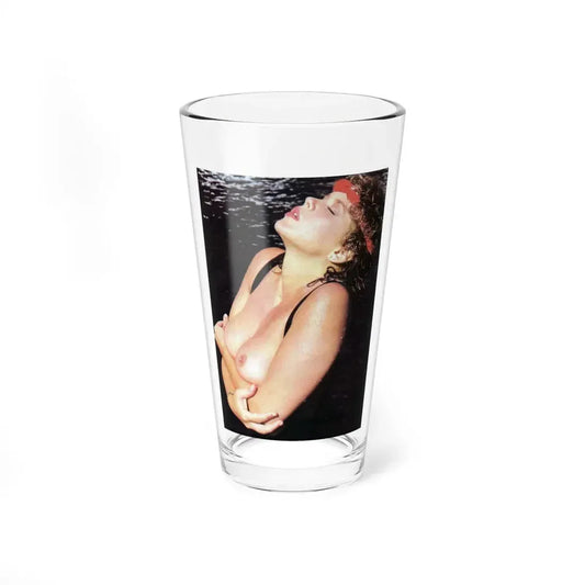 Linda Blair #321 - 1 Page, 1 Photo topless from OUI Mag. October '82 (Vintage Female Icon) Pint Glass 16oz 16oz - Go Mug Yourself