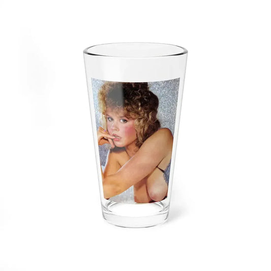 Linda Blair #324 - 1 Page, 1 Photo topless part of centerfold from OUI Mag. October '82 (Vintage Female Icon) Pint Glass 16oz 16oz - Go Mug Yourself