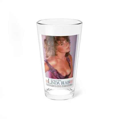 Linda Blair #327 (Vintage Female Icon) Pint Glass 16oz 16oz - Go Mug Yourself