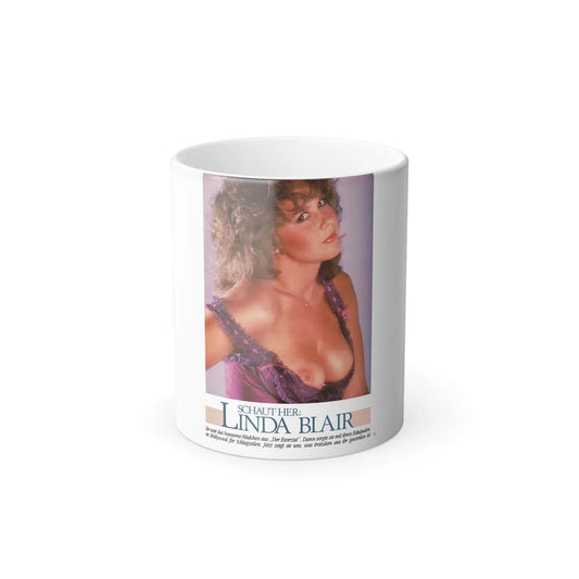 Linda Blair #327 (Vintage Female Icons) Color Changing Mug 11oz-11oz-Go Mug Yourself