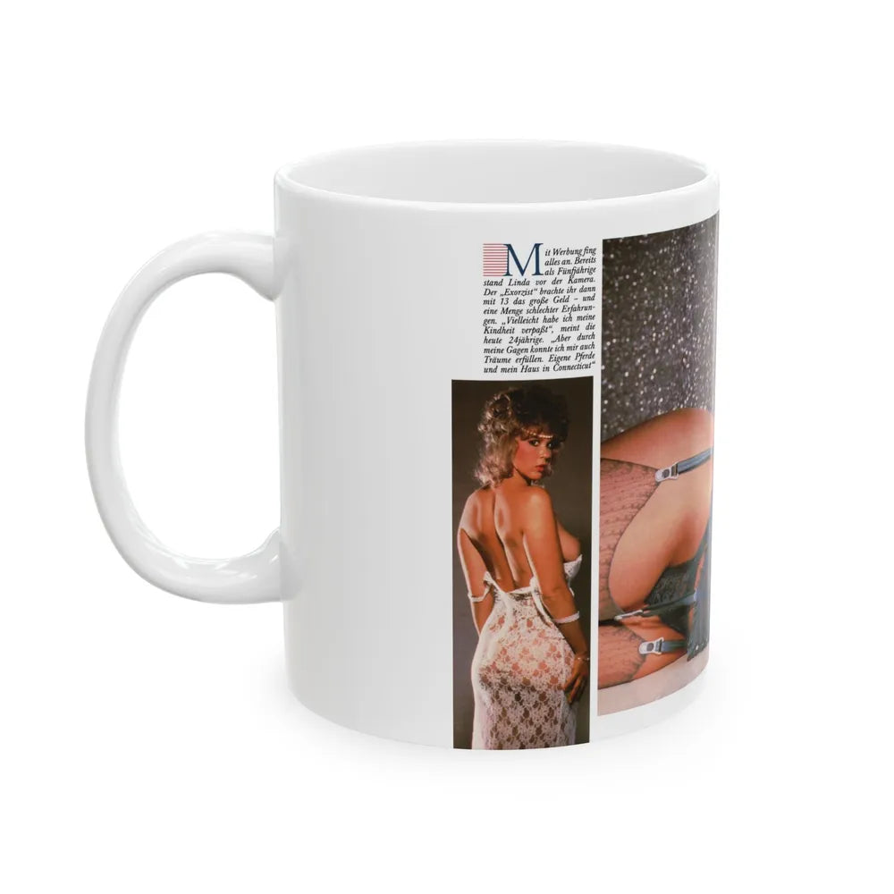 Linda Blair #328 (Vintage Female Icon) White Coffee Mug-Go Mug Yourself