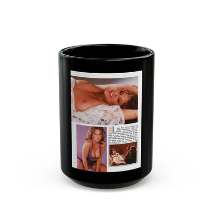 Linda Blair #329 (Vintage Female Icon) Black Coffee Mug-15oz-Go Mug Yourself