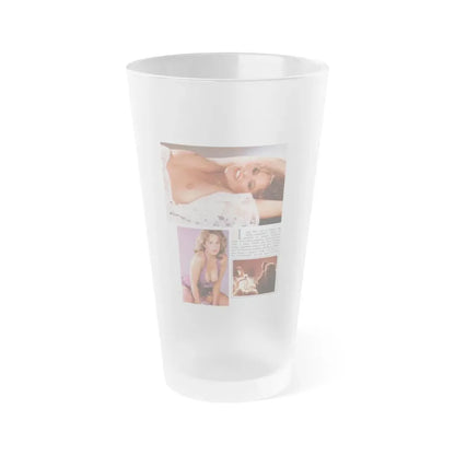 Linda Blair #329 (Vintage Female Icon) Frosted Pint Glass 16oz 16oz Frosted - Go Mug Yourself