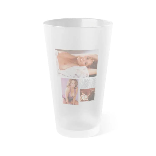 Linda Blair #329 (Vintage Female Icon) Frosted Pint Glass 16oz 16oz Frosted - Go Mug Yourself