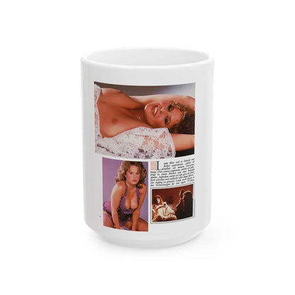 Linda Blair #329 (Vintage Female Icon) White Coffee Mug-15oz-Go Mug Yourself