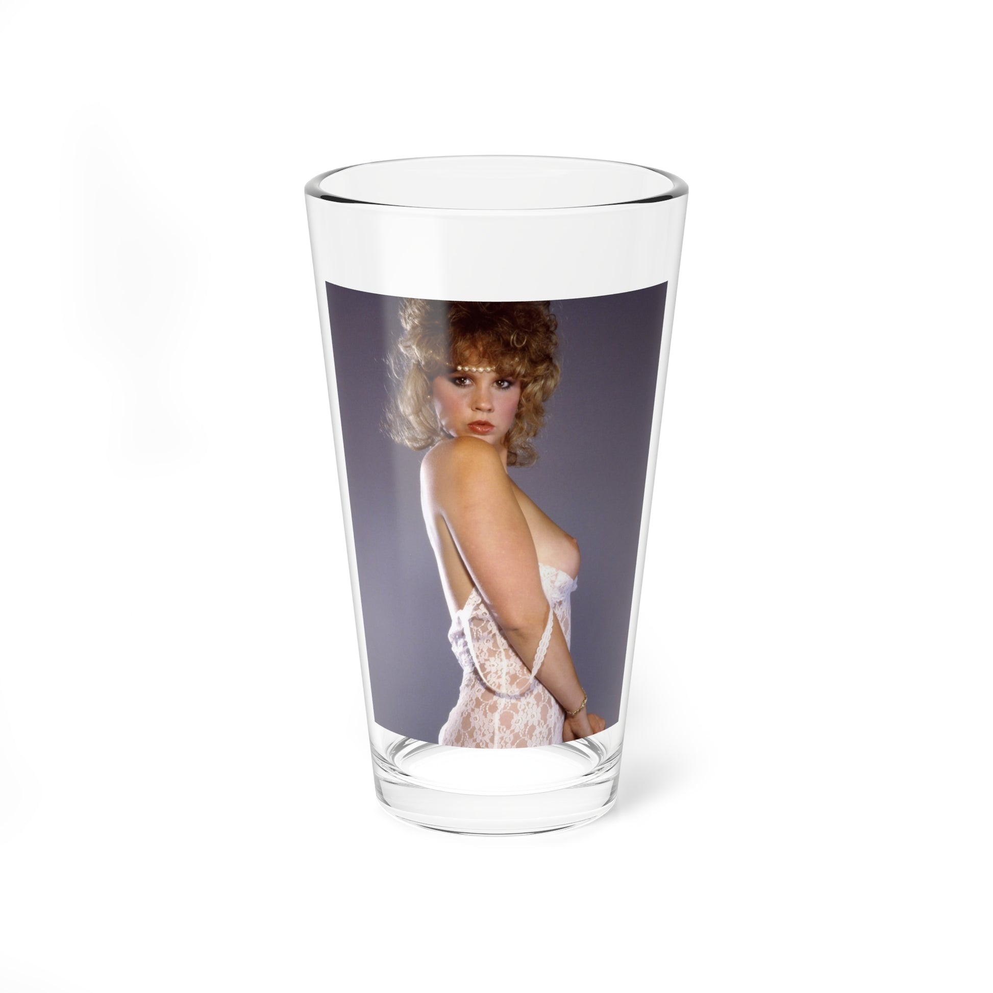 Linda Blair #33 (Vintage Female Icon) Pint Glass 16oz-16oz-Go Mug Yourself