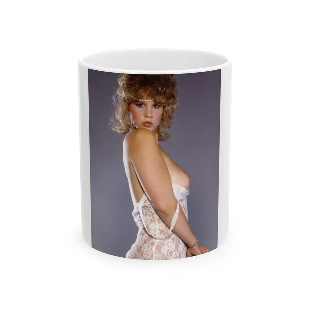 Linda Blair #33 (Vintage Female Icon) White Coffee Mug-11oz-Go Mug Yourself