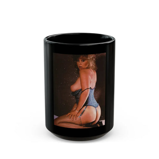 Linda Blair #330 (Vintage Female Icon) Black Coffee Mug-15oz-Go Mug Yourself