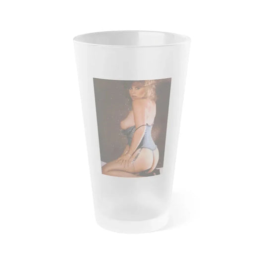 Linda Blair #330 (Vintage Female Icon) Frosted Pint Glass 16oz 16oz Frosted - Go Mug Yourself