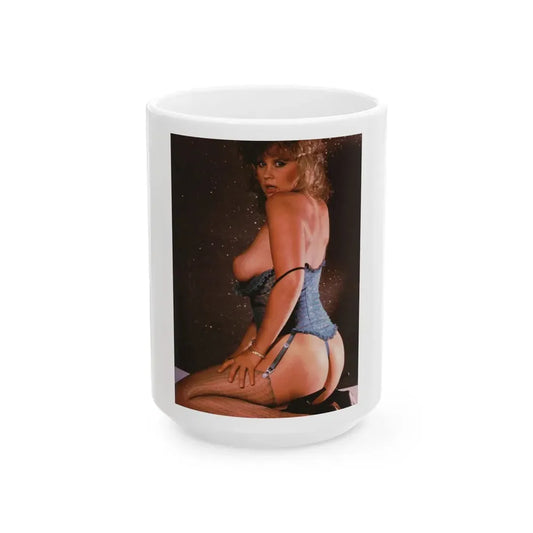 Linda Blair #330 (Vintage Female Icon) White Coffee Mug 15oz - Go Mug Yourself