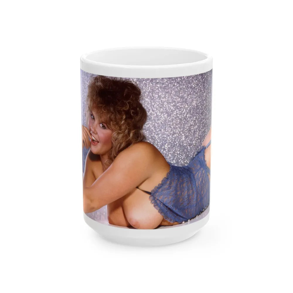 Linda Blair #332 (Vintage Female Icon) White Coffee Mug-15oz-Go Mug Yourself