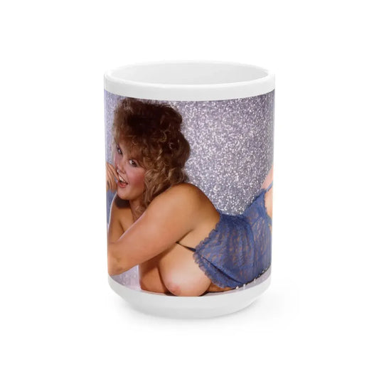 Linda Blair #332 (Vintage Female Icon) White Coffee Mug 15oz - Go Mug Yourself