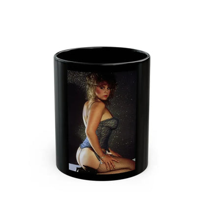 Linda Blair #333 (Vintage Female Icon) Black Coffee Mug 11oz - Go Mug Yourself