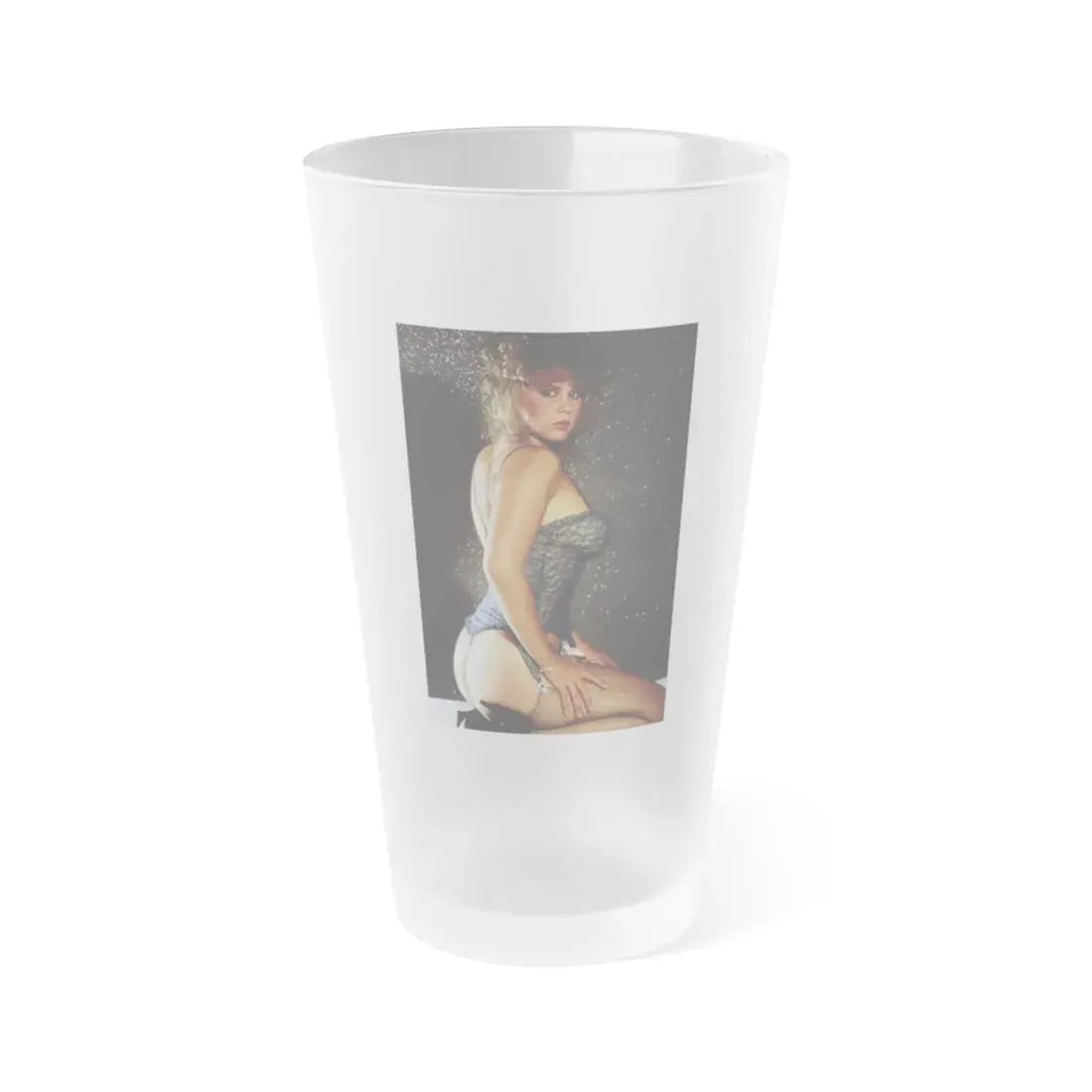 Linda Blair #333 (Vintage Female Icon) Frosted Pint Glass 16oz 16oz Frosted - Go Mug Yourself