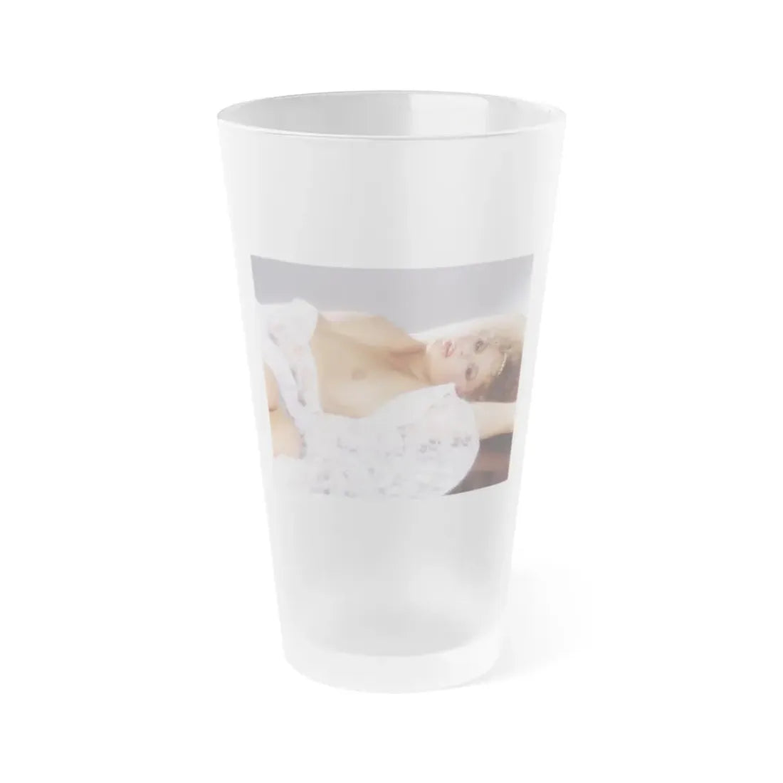 Linda Blair #335 (Vintage Female Icon) Frosted Pint Glass 16oz 16oz Frosted - Go Mug Yourself
