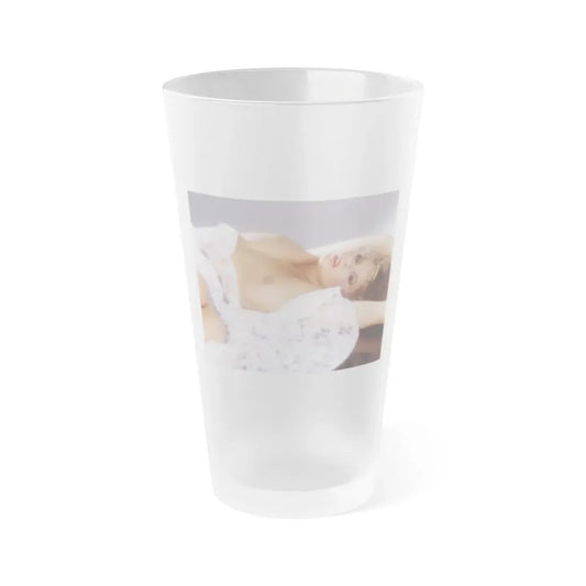 Linda Blair #335 (Vintage Female Icon) Frosted Pint Glass 16oz 16oz Frosted - Go Mug Yourself