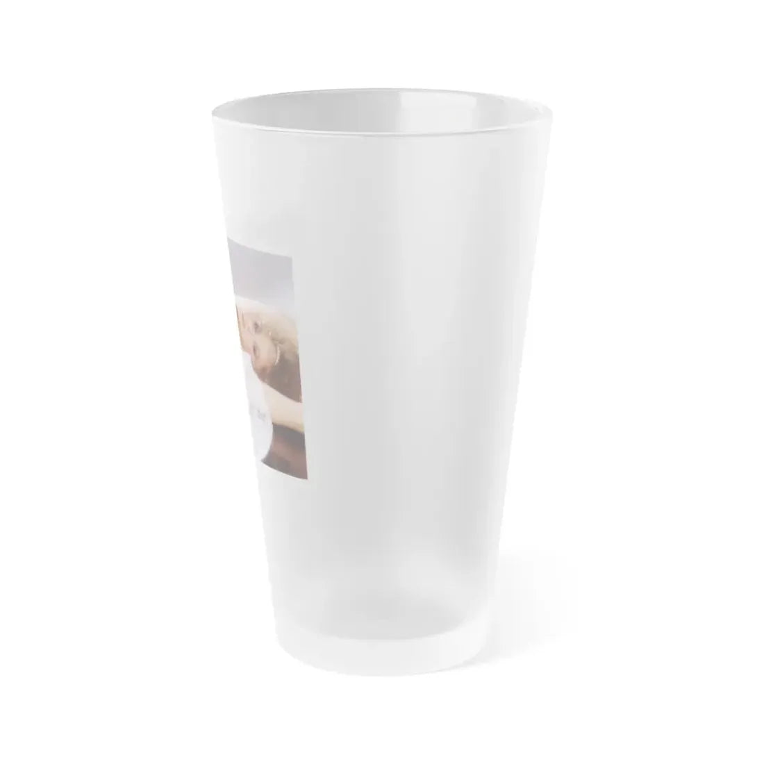 Linda Blair #335 (Vintage Female Icon) Frosted Pint Glass 16oz - Go Mug Yourself