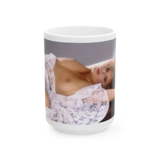 Linda Blair #335 (Vintage Female Icon) White Coffee Mug 15oz - Go Mug Yourself