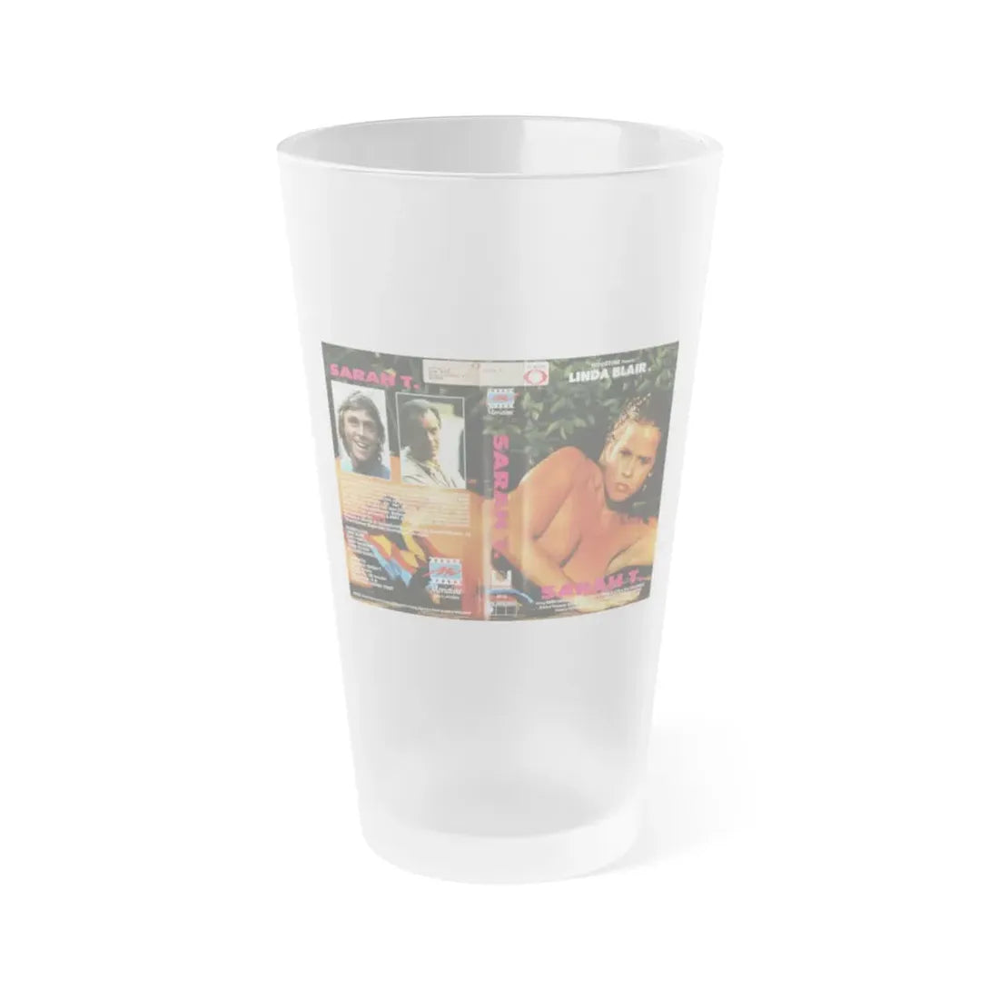 Linda Blair #336 (Vintage Female Icon) Frosted Pint Glass 16oz 16oz Frosted - Go Mug Yourself
