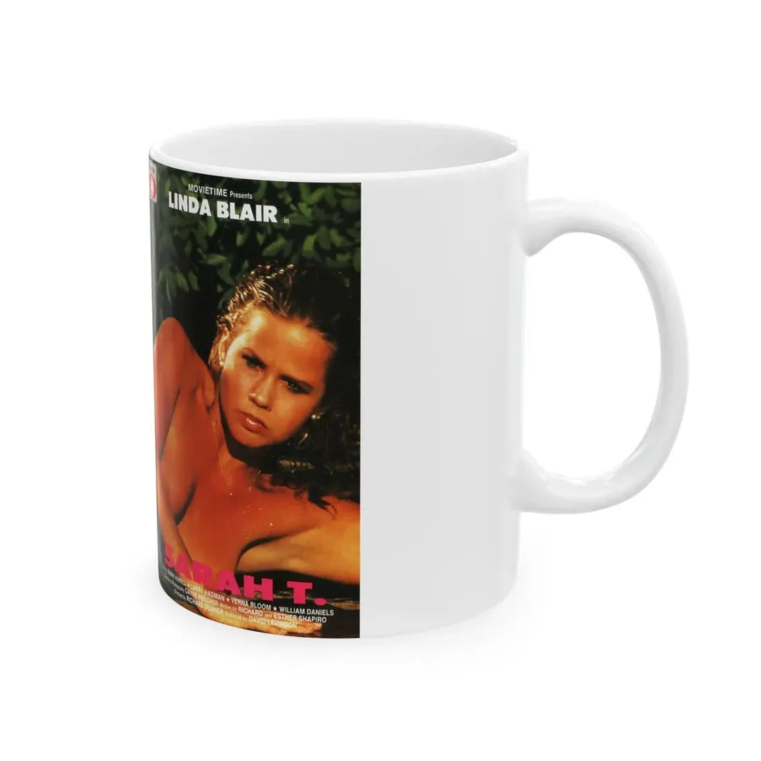 Linda Blair #336 (Vintage Female Icon) White Coffee Mug - Go Mug Yourself