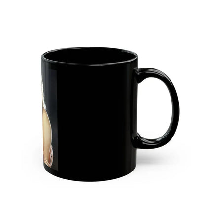 Linda Blair #337 1 (Vintage Female Icon) Black Coffee Mug - Go Mug Yourself