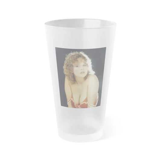 Linda Blair #337 1 (Vintage Female Icon) Frosted Pint Glass 16oz 16oz Frosted - Go Mug Yourself