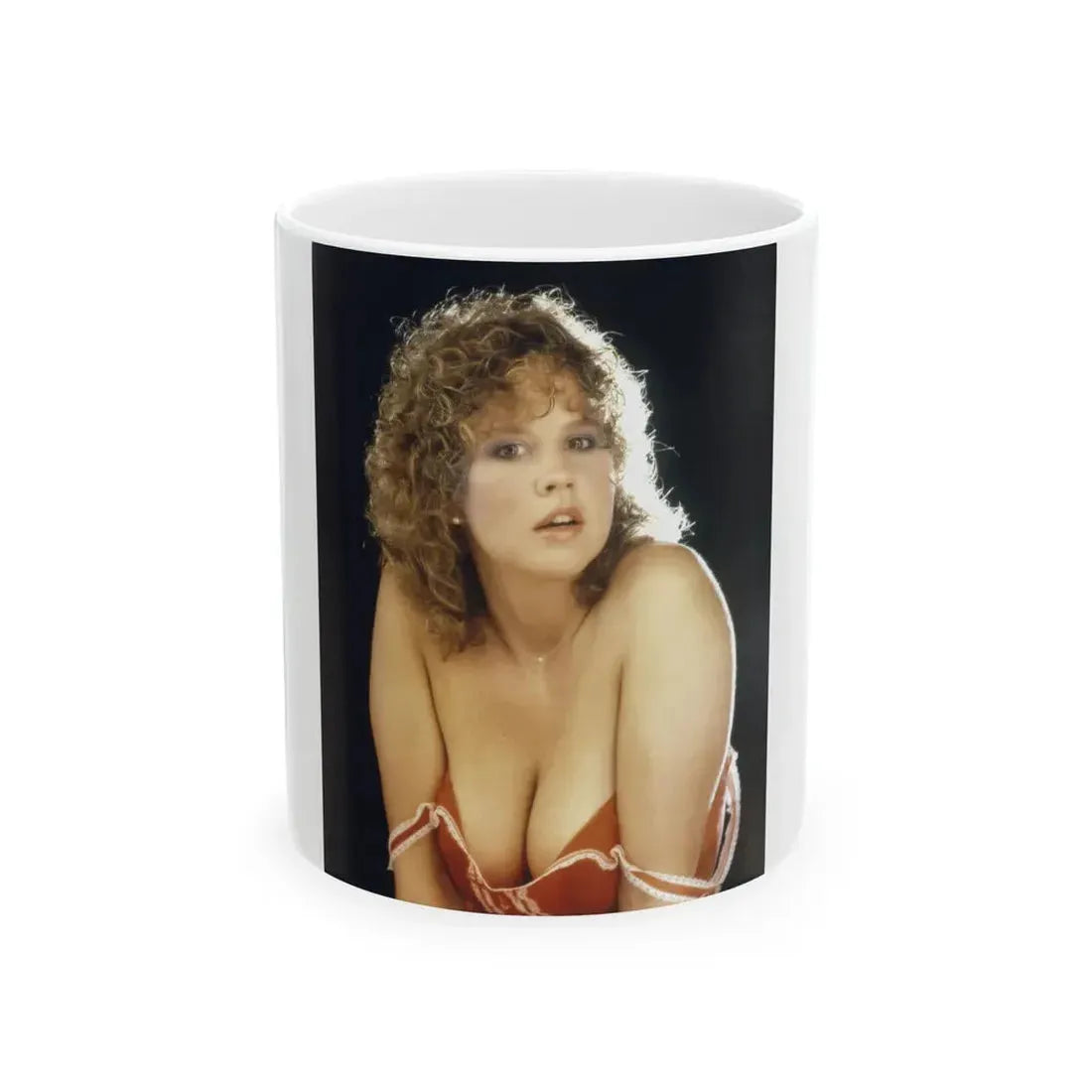Linda Blair #337 1 (Vintage Female Icon) White Coffee Mug 11oz - Go Mug Yourself