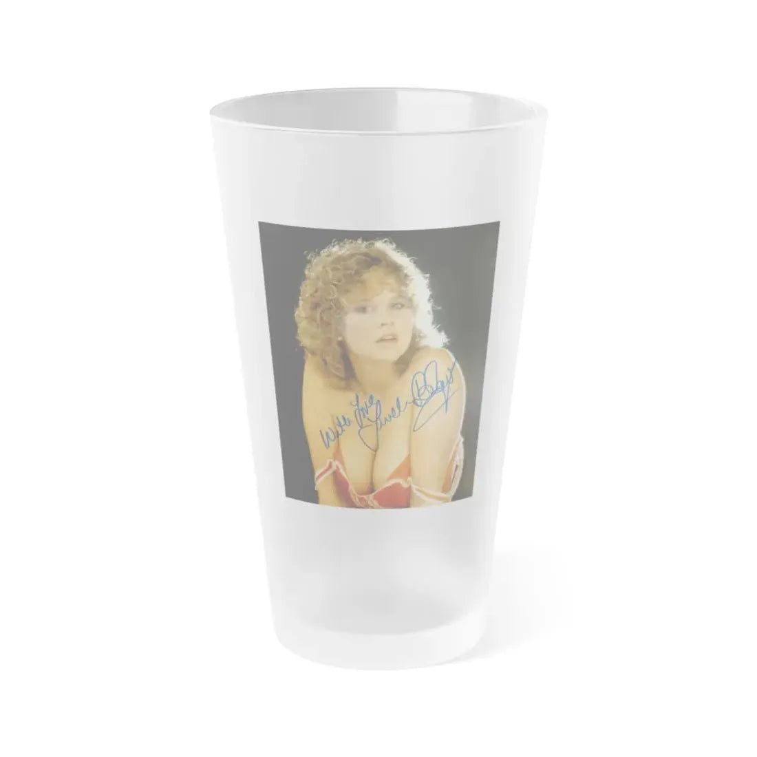 Linda Blair #337 (Vintage Female Icon) Frosted Pint Glass 16oz 16oz Frosted - Go Mug Yourself