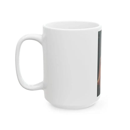 Linda Blair #338 - Topless Magazine Clipping (Vintage Female Icon) White Coffee Mug - Go Mug Yourself