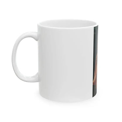 Linda Blair #338 - Topless Magazine Clipping (Vintage Female Icon) White Coffee Mug - Go Mug Yourself
