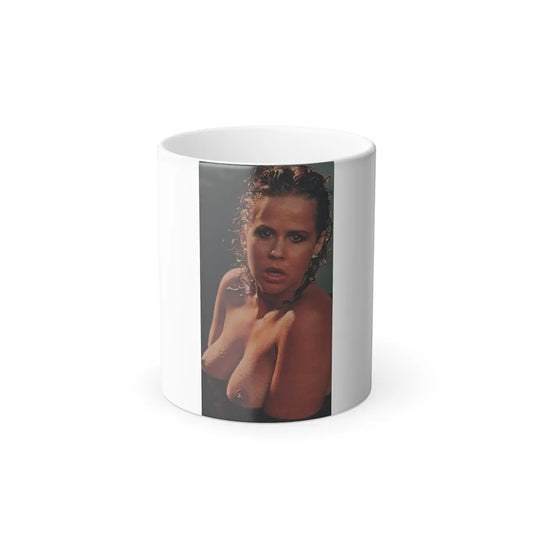 Linda Blair #338 - Topless Magazine Clipping (Vintage Female Icons) Color Changing Mug 11oz-11oz-Go Mug Yourself