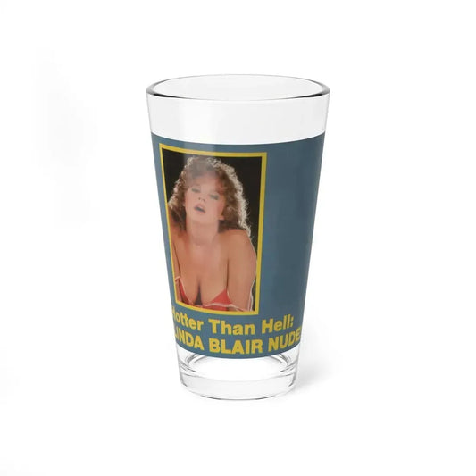 Linda Blair #339 - High Society Mag. Cover August '83 (Vintage Female Icon) Pint Glass 16oz 16oz - Go Mug Yourself