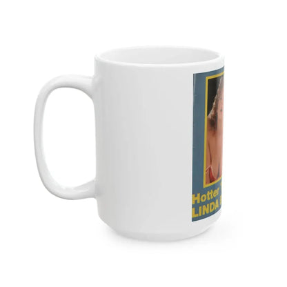 Linda Blair #339 - High Society Mag. Cover August '83 (Vintage Female Icon) White Coffee Mug - Go Mug Yourself