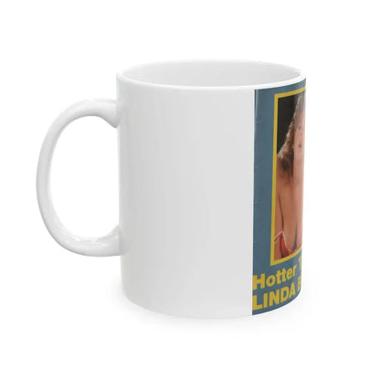 Linda Blair #339 - High Society Mag. Cover August '83 (Vintage Female Icon) White Coffee Mug - Go Mug Yourself