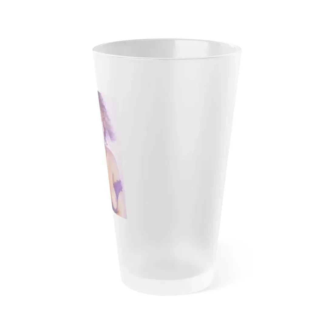 Linda Blair #345 - Topless (Vintage Female Icon) Frosted Pint Glass 16oz - Go Mug Yourself