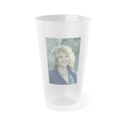Linda Blair #347 (Vintage Female Icon) Frosted Pint Glass 16oz 16oz Frosted - Go Mug Yourself